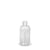 8 oz. Boston Round Clear PET Bottle with Clear Flip Cap