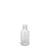 3 oz. Boston Round Clear PET Bottle with Clear Flip Cap