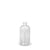 8 oz. Boston Round Clear PET Bottle with Clear Flip Cap